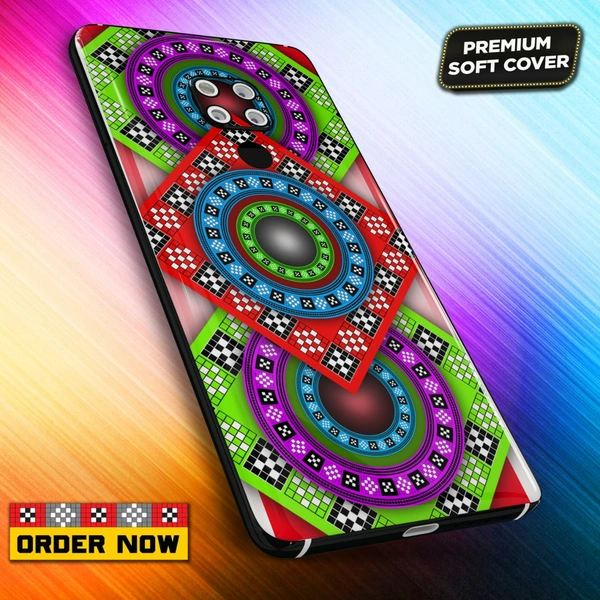 100320 mobile Back Cover sambalpuri Design with Add Name& photo