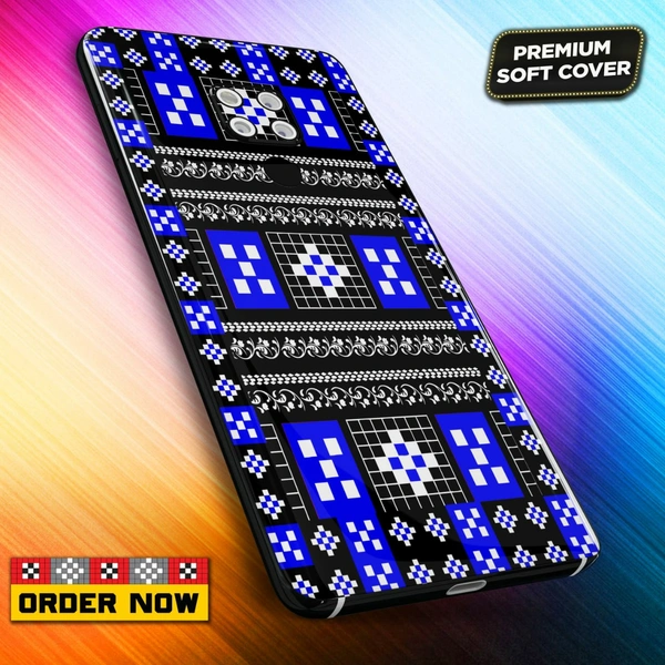 100318 mobile Back Cover sambalpuri Design with Add Name& photo