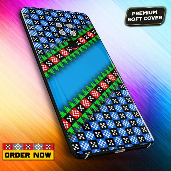 100279 mobile Back Cover sambalpuri Design with Add Name& photo