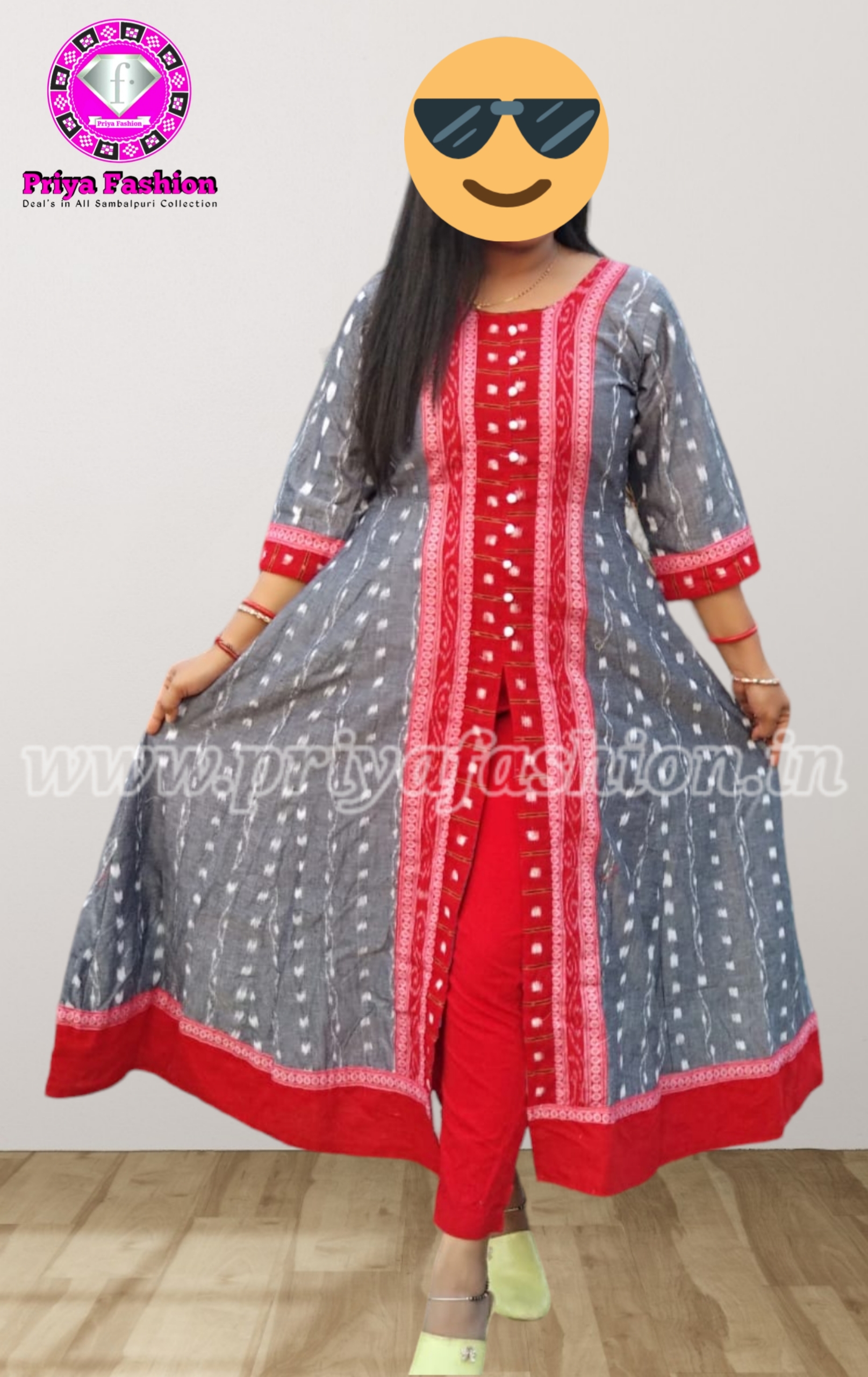 1052 Sambalpuri Round top