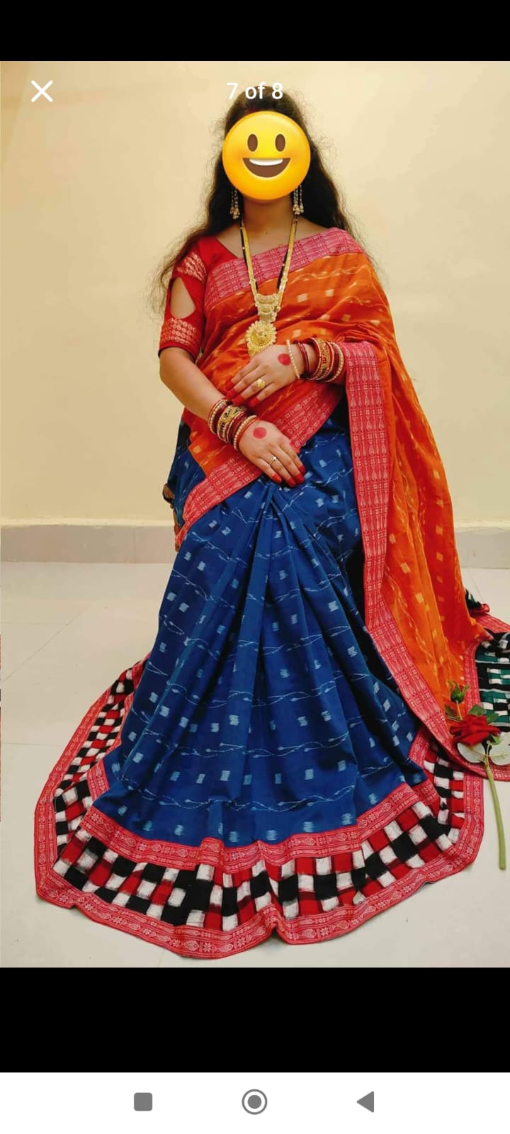 1024 Sambalpuri Patchwork Saree with Blause