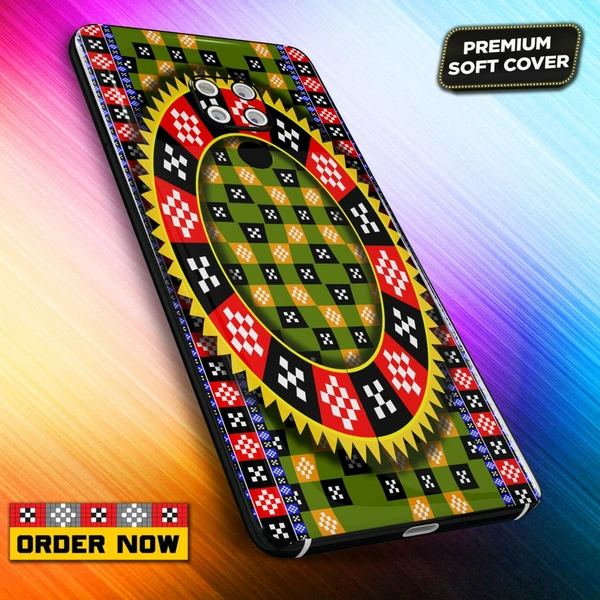 100319 mobile Back Cover sambalpuri Design with Add Name& photo