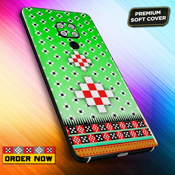 100269 mobile Back Cover sambalpuri Design with Add Name& photo