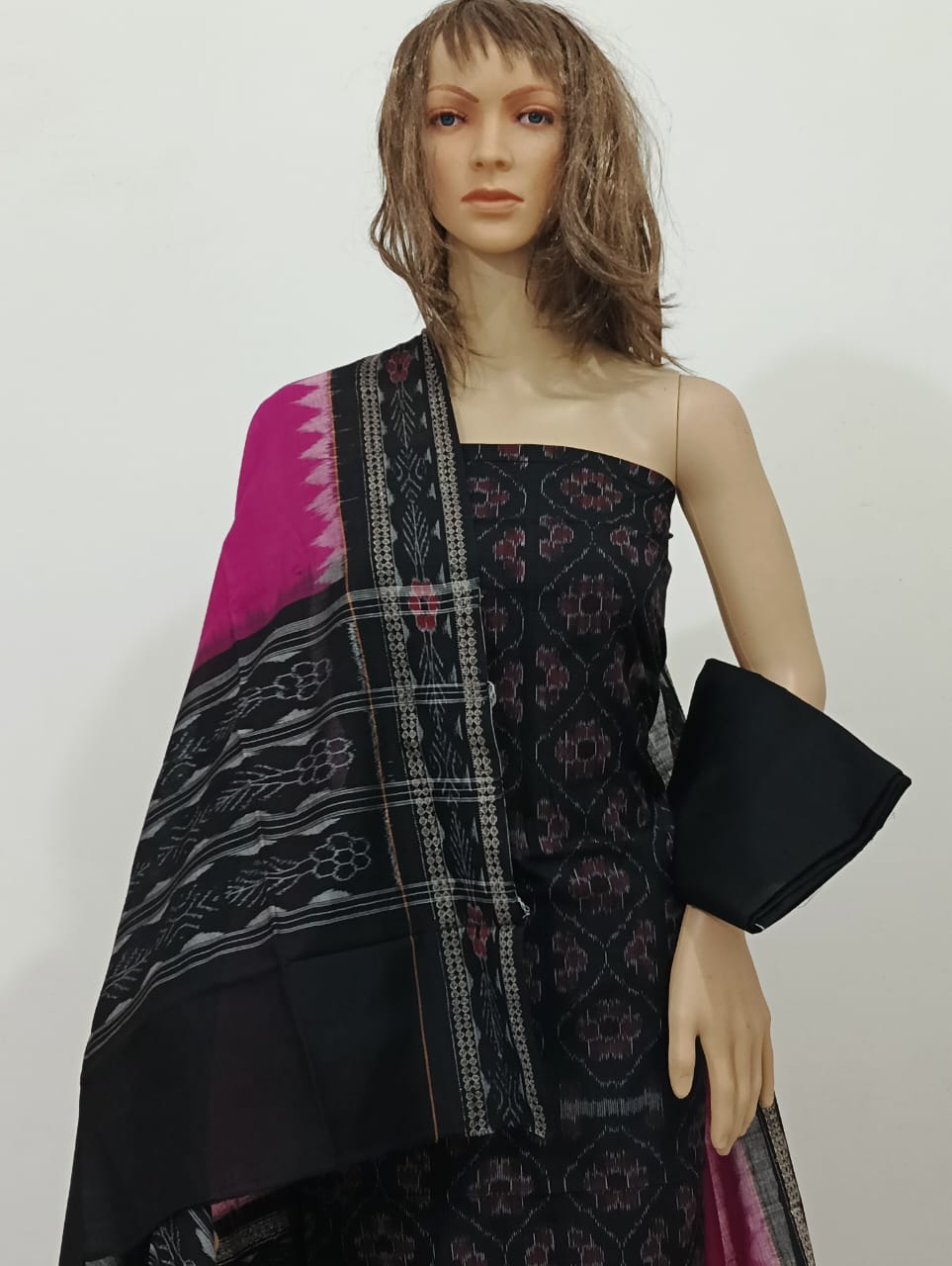 10088 Sambalpuri Dress Material with Dupatta